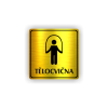 Cedule tělocvična | Piktogram (čtverec)