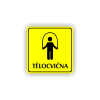 Cedule tělocvična | Piktogram (čtverec)