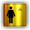 Piktogram - ŠATNA ŽENY