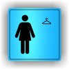 Piktogram - ŠATNA ŽENY
