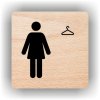 Piktogram - ŠATNA ŽENY