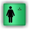 Piktogram - ŠATNA ŽENY