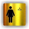 Piktogram - ŠATNA ŽENY