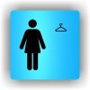 Piktogram - ŠATNA ŽENY
