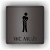 Piktogram - WC MUŽI