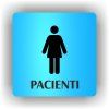 Cedule pacienti ženy – plast (piktogram)