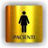Cedule pacienti ženy – plast (piktogram)