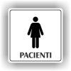 Cedule pacienti ženy – plast (piktogram)