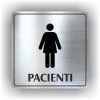Cedule pacienti ženy – plast (piktogram)