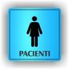 Cedule pacienti ženy – plast (piktogram)