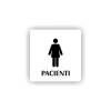 Cedule pacienti ženy | Piktogram (čtverec)