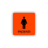 Cedule pacienti ženy | Piktogram (čtverec)