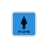 Cedule pacienti ženy | Piktogram (čtverec)