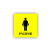 Cedule pacienti ženy | Piktogram (čtverec)
