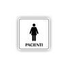 Cedule pacienti ženy | Piktogram (čtverec)