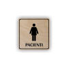 Cedule pacienti ženy | Piktogram (čtverec)
