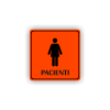 Cedule pacienti ženy | Piktogram (čtverec)