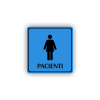 Cedule pacienti ženy | Piktogram (čtverec)