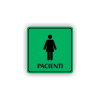 Cedule pacienti ženy | Piktogram (čtverec)