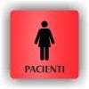 Cedule pacienti ženy – plast (piktogram)