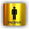 Cedule pacienti muži – plast (piktogram)