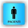 Cedule pacienti muži – plast (piktogram)