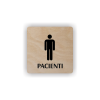 Cedule pacienti muži | Piktogram (čtverec)