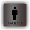 Cedule pacienti muži – plast (piktogram)