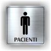 Cedule pacienti muži – plast (piktogram)