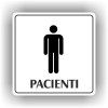 Cedule pacienti muži – plast (piktogram)