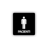 Cedule pacienti muži | Piktogram (čtverec)