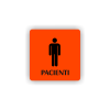 Cedule pacienti muži | Piktogram (čtverec)