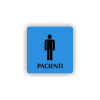 Cedule pacienti muži | Piktogram (čtverec)