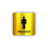 Cedule pacienti muži | Piktogram (čtverec)