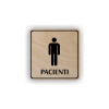 Cedule pacienti muži | Piktogram (čtverec)
