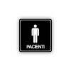 Cedule pacienti muži | Piktogram (čtverec)