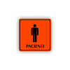 Cedule pacienti muži | Piktogram (čtverec)