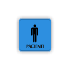 Cedule pacienti muži | Piktogram (čtverec)