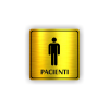 Cedule pacienti muži | Piktogram (čtverec)