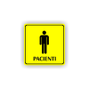 Cedule pacienti muži | Piktogram (čtverec)