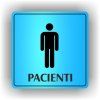 Cedule pacienti muži – plast (piktogram)