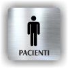Cedule pacienti muži – plast (piktogram)