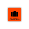 Cedule zavazadla | Piktogram (čtverec)