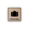 Cedule zavazadla | Piktogram (čtverec)