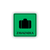 Cedule zavazadla | Piktogram (čtverec)
