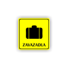 Cedule zavazadla | Piktogram (čtverec)