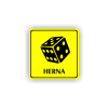 Cedule herna | Piktogram (čtverec)