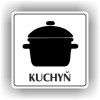 Cedule kuchyň – plast (piktogram)