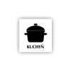 Cedule kuchyň | Piktogram (čtverec)