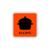Cedule kuchyň | Piktogram (čtverec)